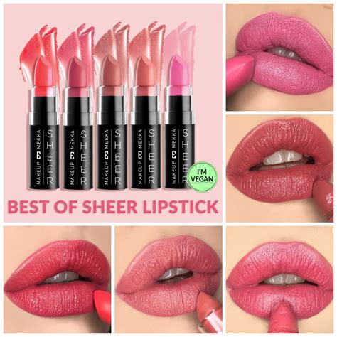 long lasting sheer lipstick.